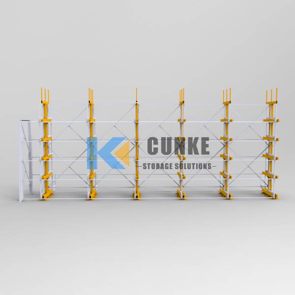 Multi-Level Roll-Out Cantilever Rack factory